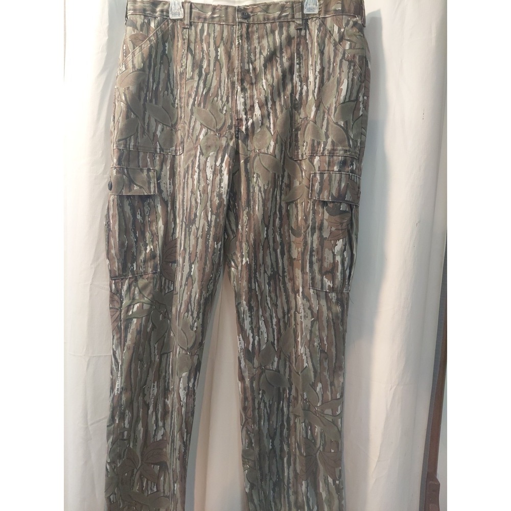 Vintage Liberty Realtree Pants Mens Size 38x32 Hunting Camo Cargo Pockets
